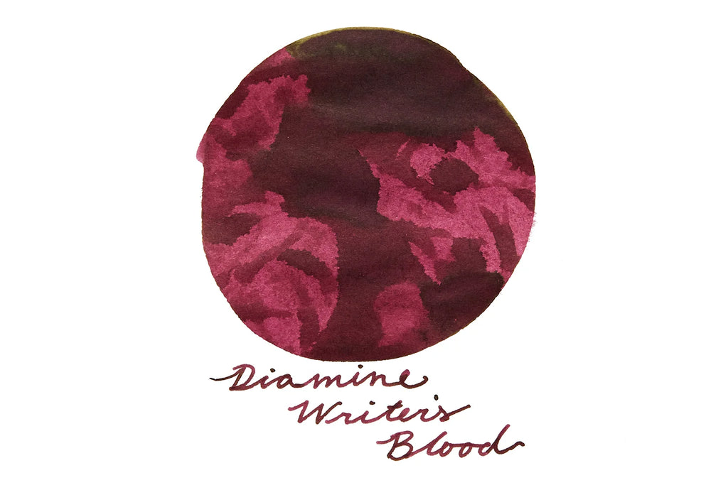 Fountain Pen Ink in Dark Burgundy Red, 80ml Glass Bottle