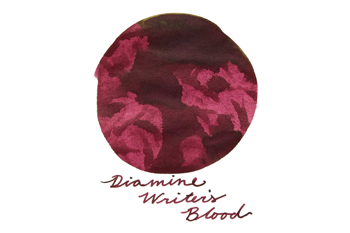 Fountain Pen Ink in Dark Burgundy Red, 80ml Glass Bottle