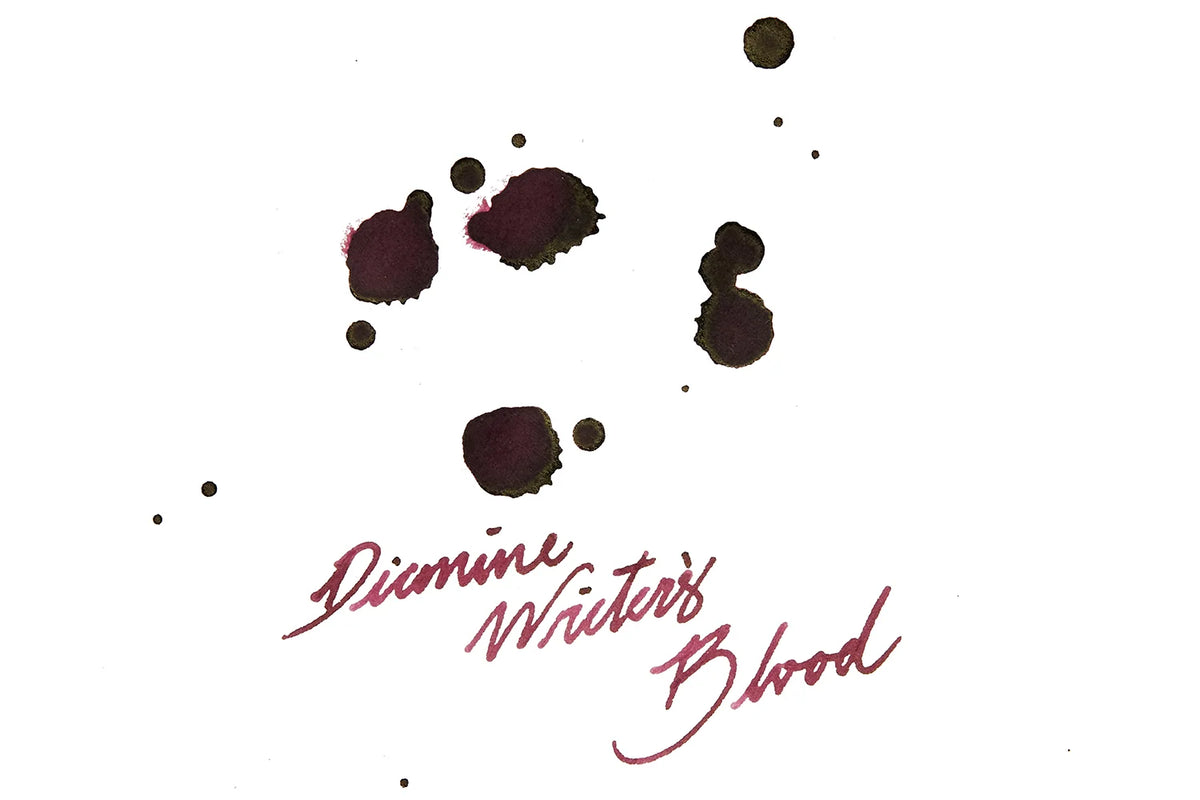 Fountain Pen Ink in Dark Burgundy Red, 80ml Glass Bottle