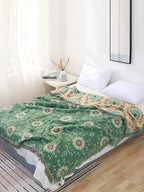 Four-Layer Cotton Bed Blanket in Breathable Muslin