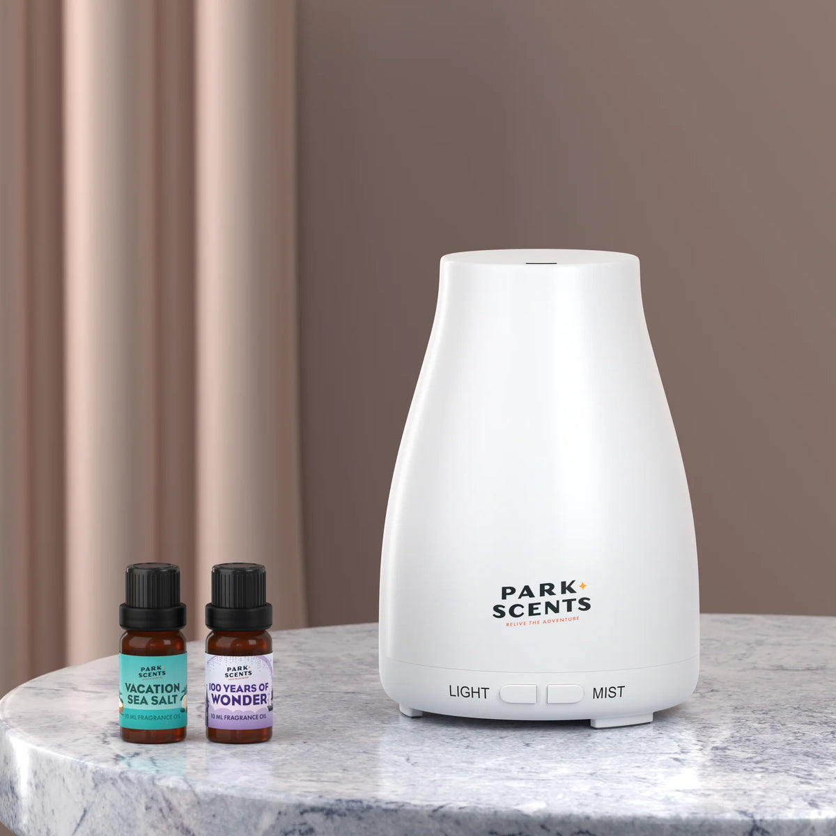 Fragrance Oil Diffuser with Adjustable Mist and Automatic Shutoff for Bedroom and Office Ambiance