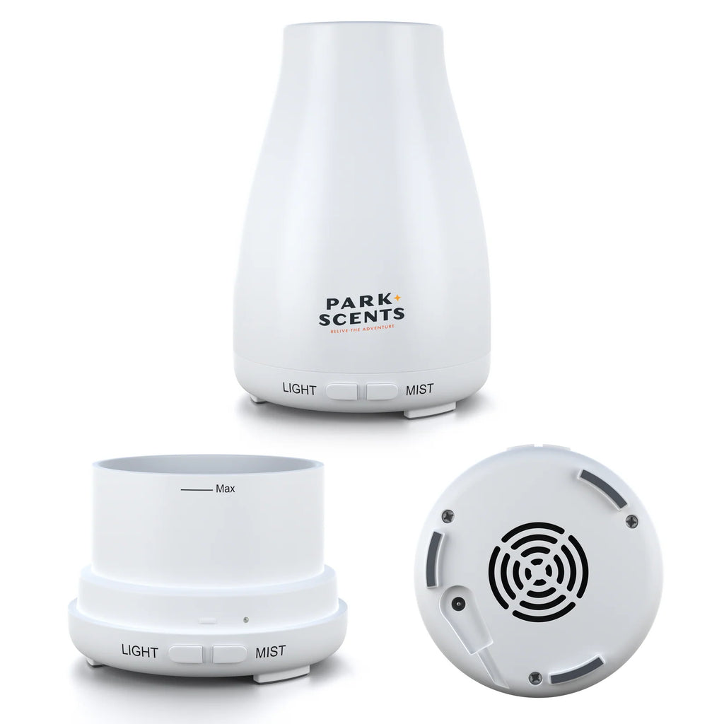Fragrance Oil Diffuser with Adjustable Mist and Automatic Shutoff for Bedroom and Office Ambiance