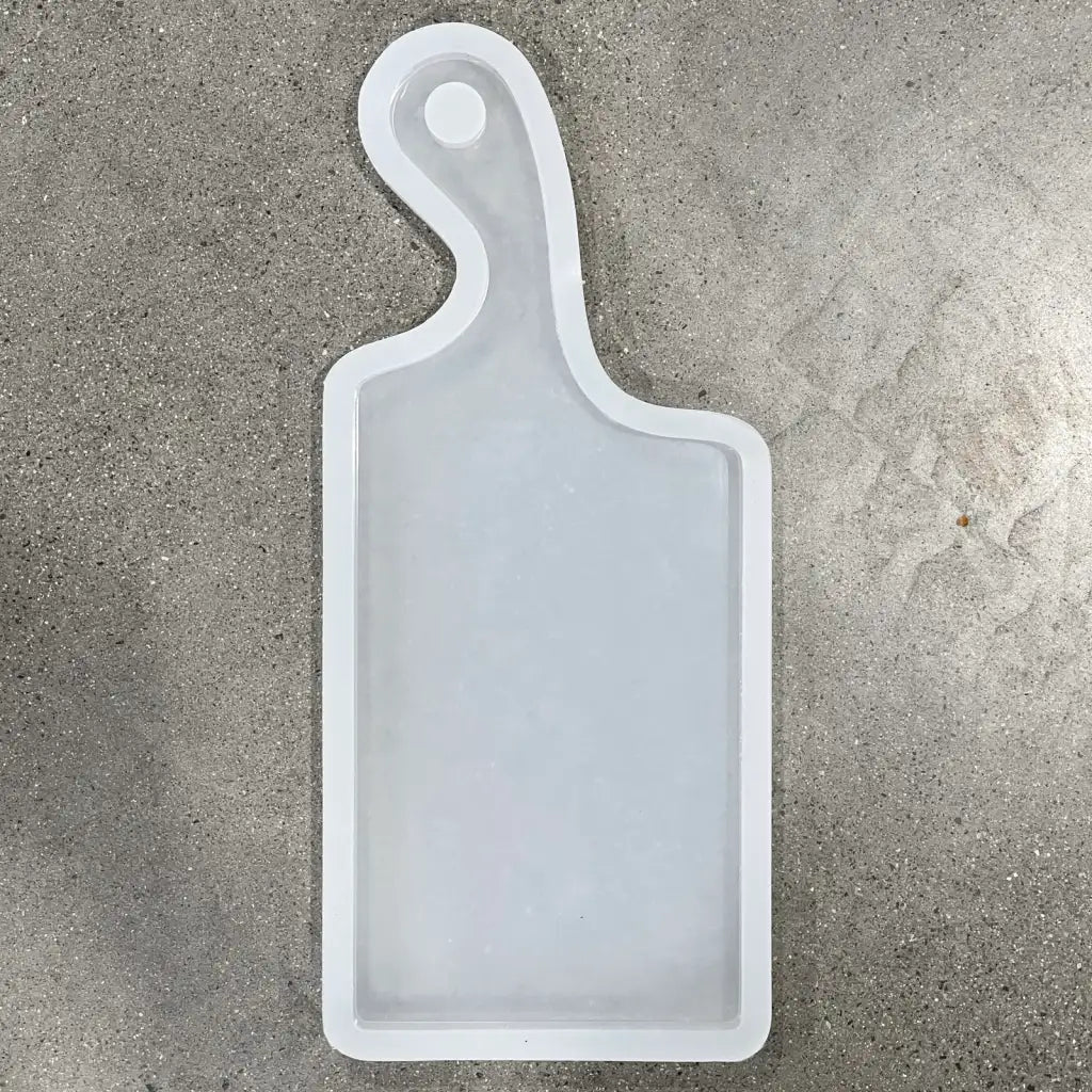 Free Flow Charcuterie Board Silicone Mold with Handle, 17.5 x 7 x 1 Inch Resin Serving Board Form