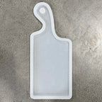 Free Flow Charcuterie Board Silicone Mold with Handle, 17.5 x 7 x 1 Inch Resin Serving Board Form