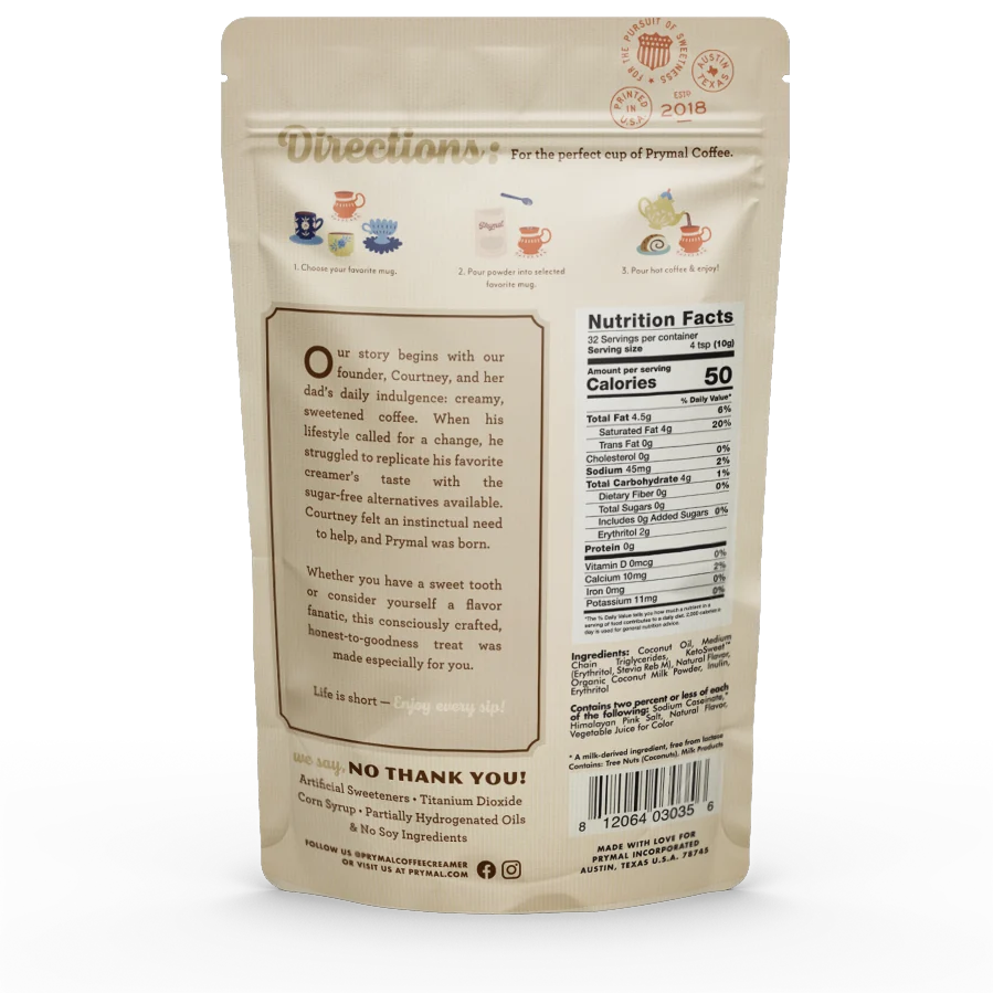 French Vanilla Coffee Creamer