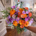 Fresh Flower Bouquet Delivery with 10–50 Mixed Stems and Optional Vase Add-On · Fresh Flower Arrangement
