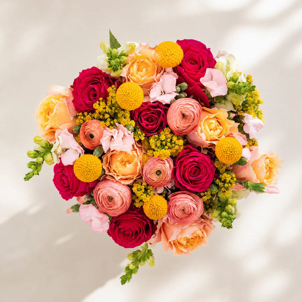 Fresh Flower Bouquet Delivery with 10–50 Mixed Stems and Optional Vase Add-On · Fresh Flower Arrangement