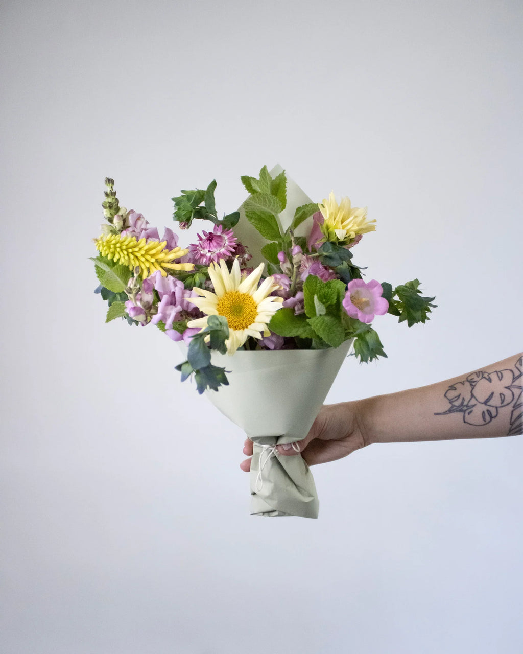 Fresh Wrapped Flower Bouquet