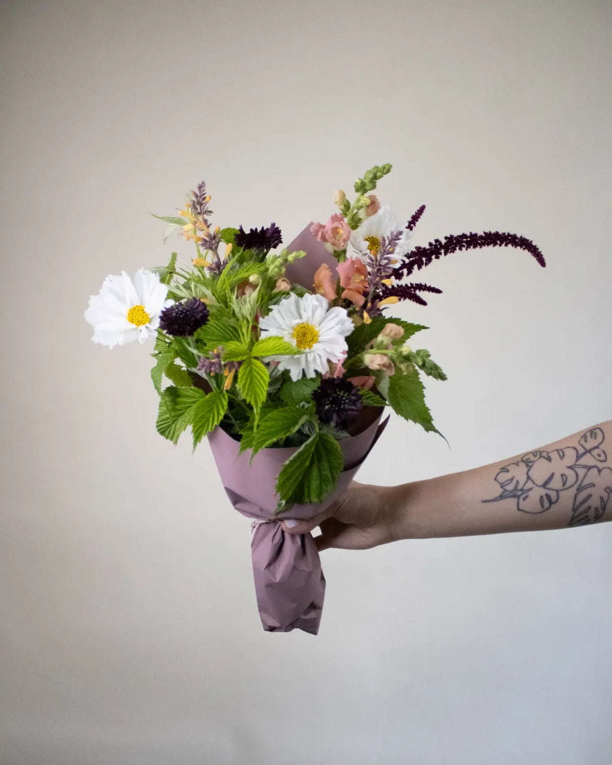 Fresh Wrapped Flower Bouquet