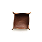 Full-Grain Leather Valet Tray, Brown