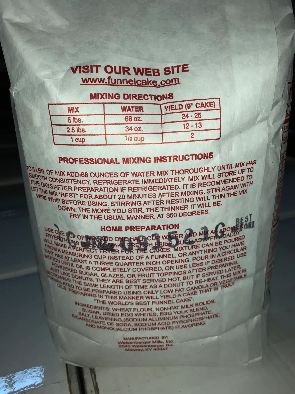 Funnel Cake Mix