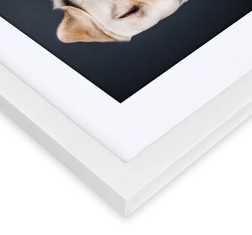 Gallery-Style Picture Frame in White Pine Wood
