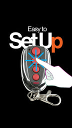 Garage Door Remote Twin Pack for SD800 and SD1200 Openers, Compact Keyring Design for Everyday Access