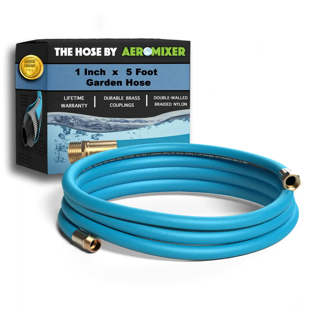 Garden Hose for Feeding and Watering, 1 Inch or 3/4 Inch Diameter in 5 to 150 Foot Lengths