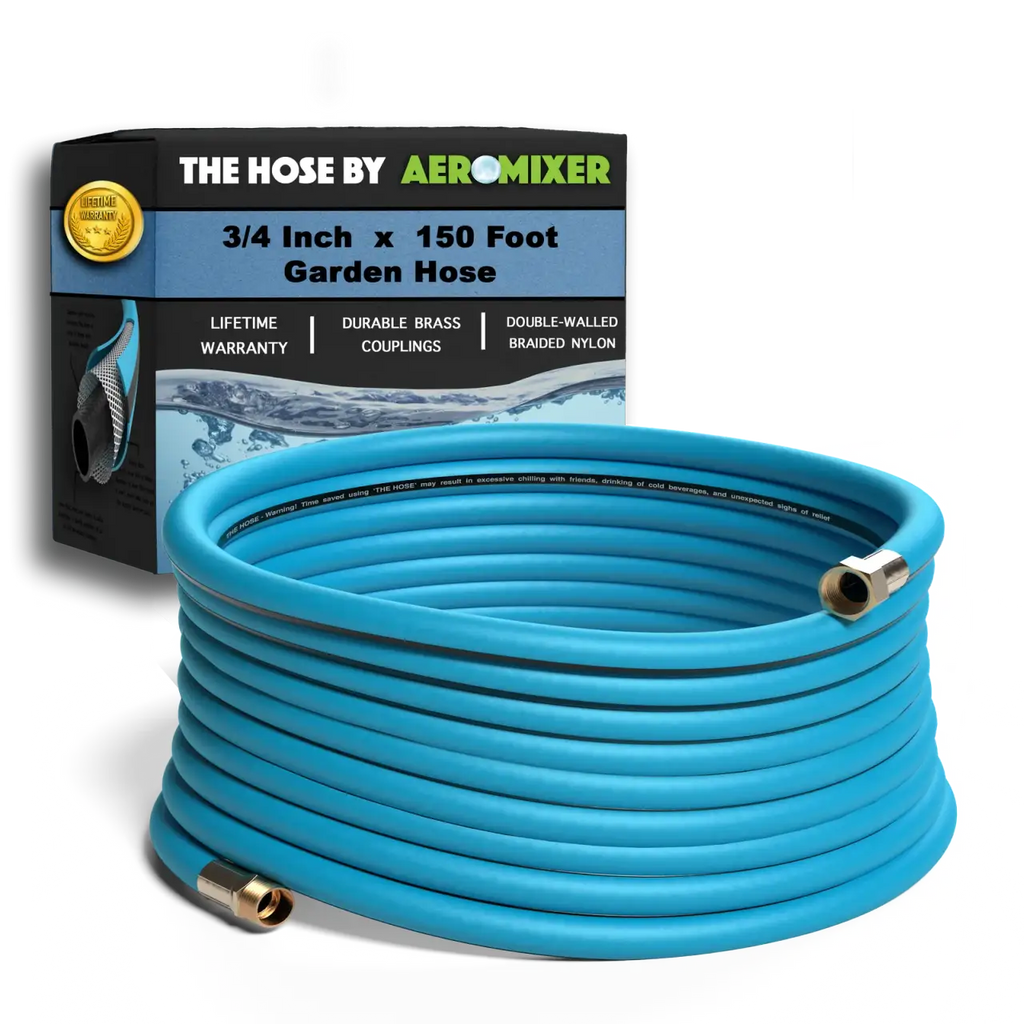 Garden Hose for Feeding and Watering, 1 Inch or 3/4 Inch Diameter in 5 to 150 Foot Lengths — 3/4 Inch / 150 Feet