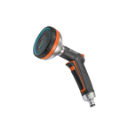 Garden Hose Spray Nozzle with Five Spray Patterns and a Lockable Front Trigger for Versatile Watering