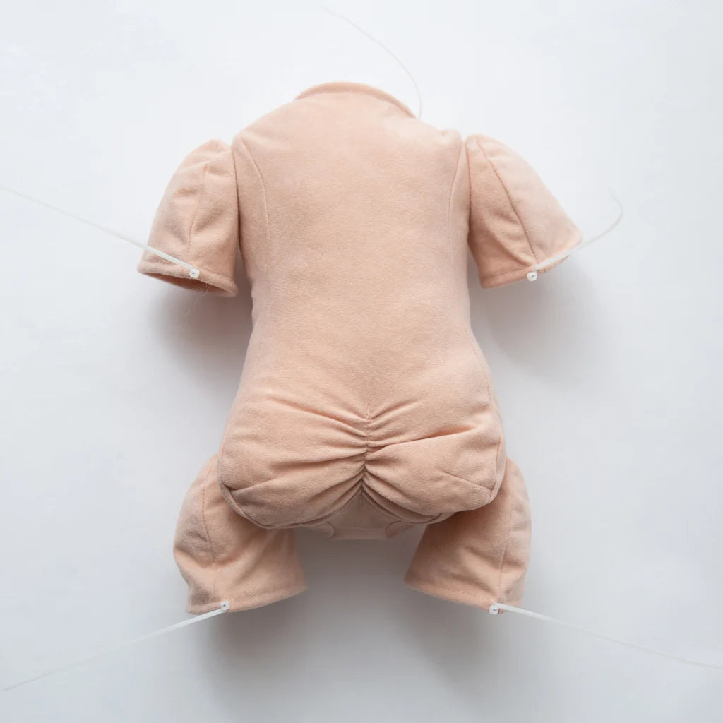 Gathered Fabric Doll Body