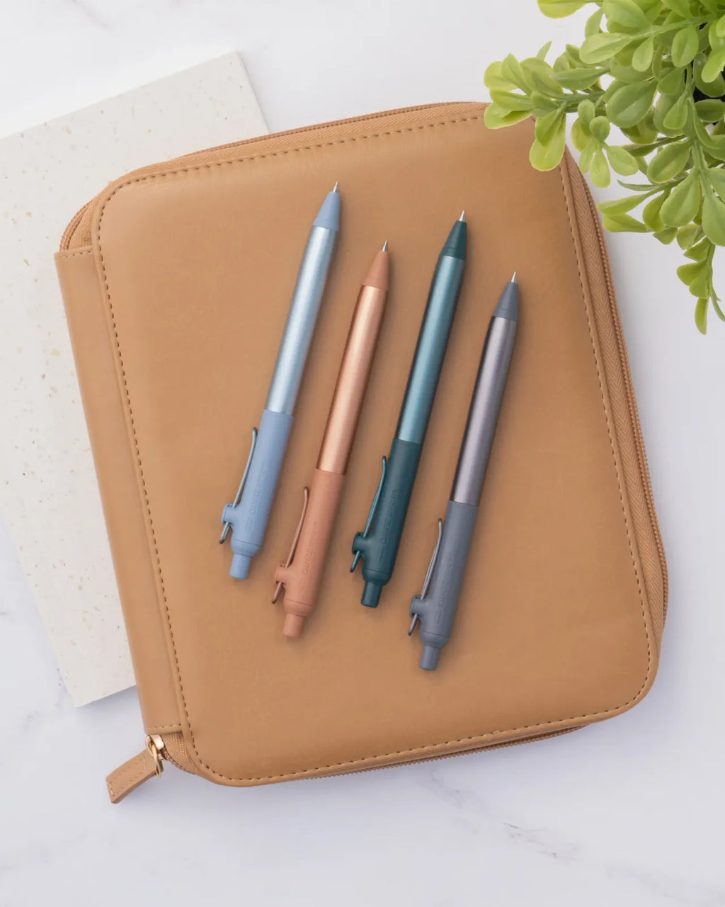 Gel Ink Pens for Journaling with Smooth Black Ink, Comfortable Metal Grip and 0.38 mm or 0.5 mm Points