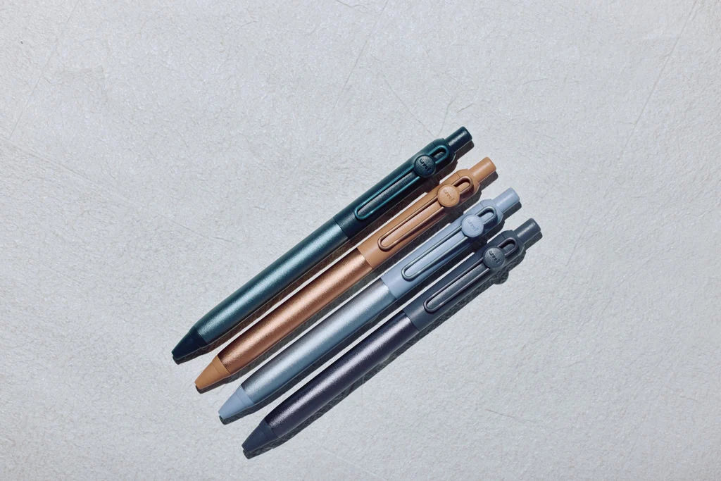 Gel Ink Pens for Journaling with Smooth Black Ink, Comfortable Metal Grip and 0.38 mm or 0.5 mm Points