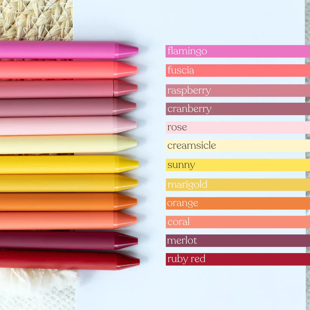 Gel Pens in a 34-Pen Set with Extra Fine 0.5mm Points for Colorful Notes and Everyday Journaling