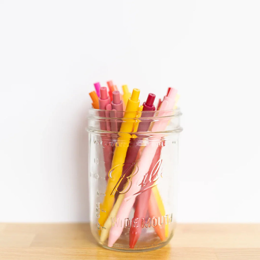 Gel Pens in a 34-Pen Set with Extra Fine 0.5mm Points for Colorful Notes and Everyday Journaling