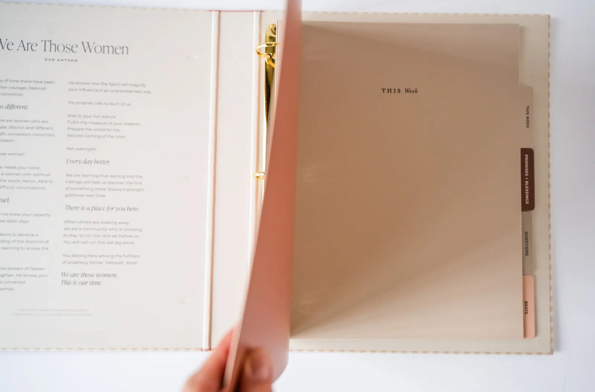General Conference Study Binder with Five Tabs to Keep Conference Notes and Study Materials Together