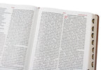 Giant Print Reference Bible in Faux Leather for Scripture Study, Featuring 13-Point Scripture Text