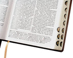 Giant Print Reference Bible in Faux Leather for Scripture Study, Featuring 13-Point Scripture Text
