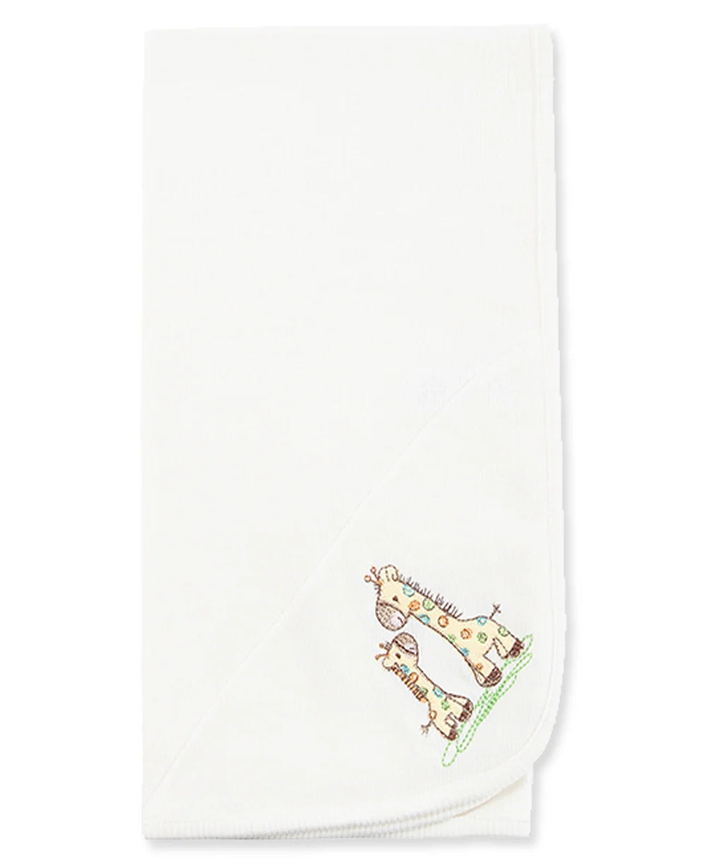 Giraffe Receiving Blanket in Soft 100% Cotton