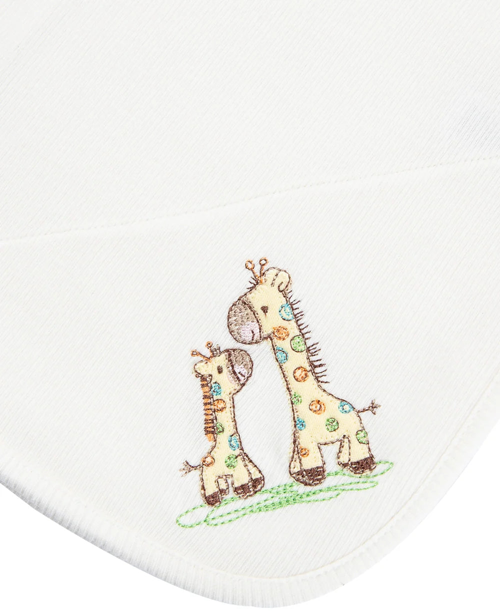 Giraffe Receiving Blanket in Soft 100% Cotton