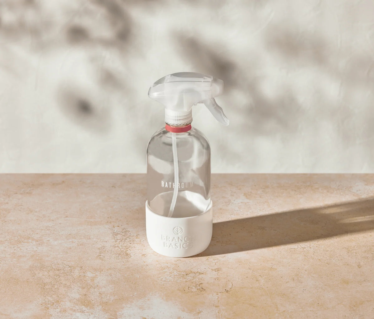 Glass Bathroom Cleaning Bottle
