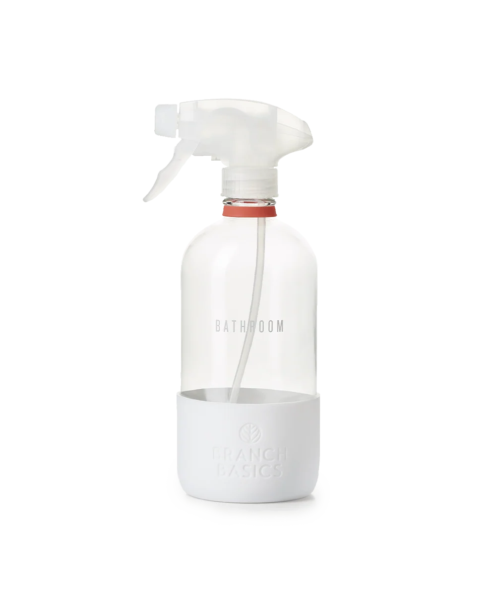 Glass Bathroom Cleaning Bottle