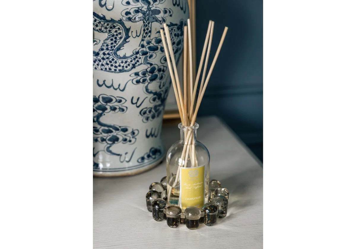 Glass Bubble Candle Dish