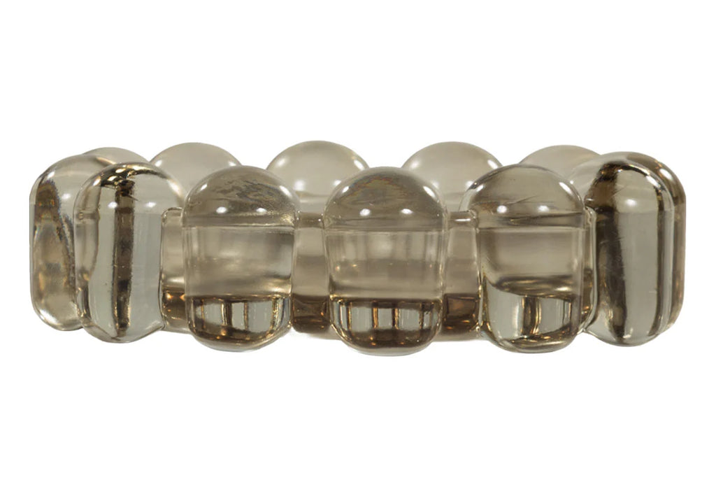 Glass Bubble Candle Dish