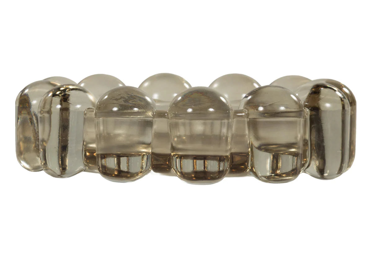 Glass Bubble Candle Dish
