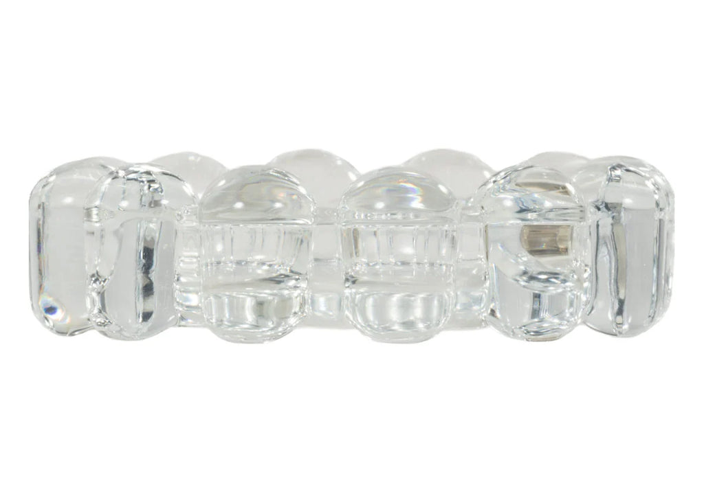 Glass Bubble Candle Dish