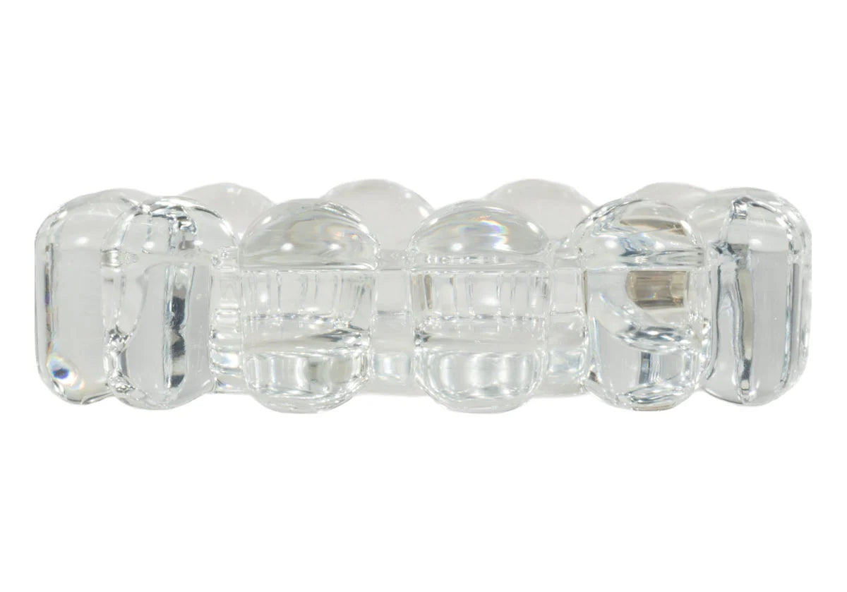 Glass Bubble Candle Dish