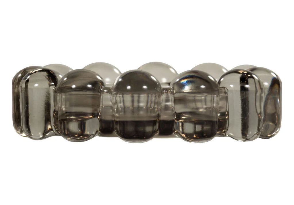 Glass Bubble Candle Dish