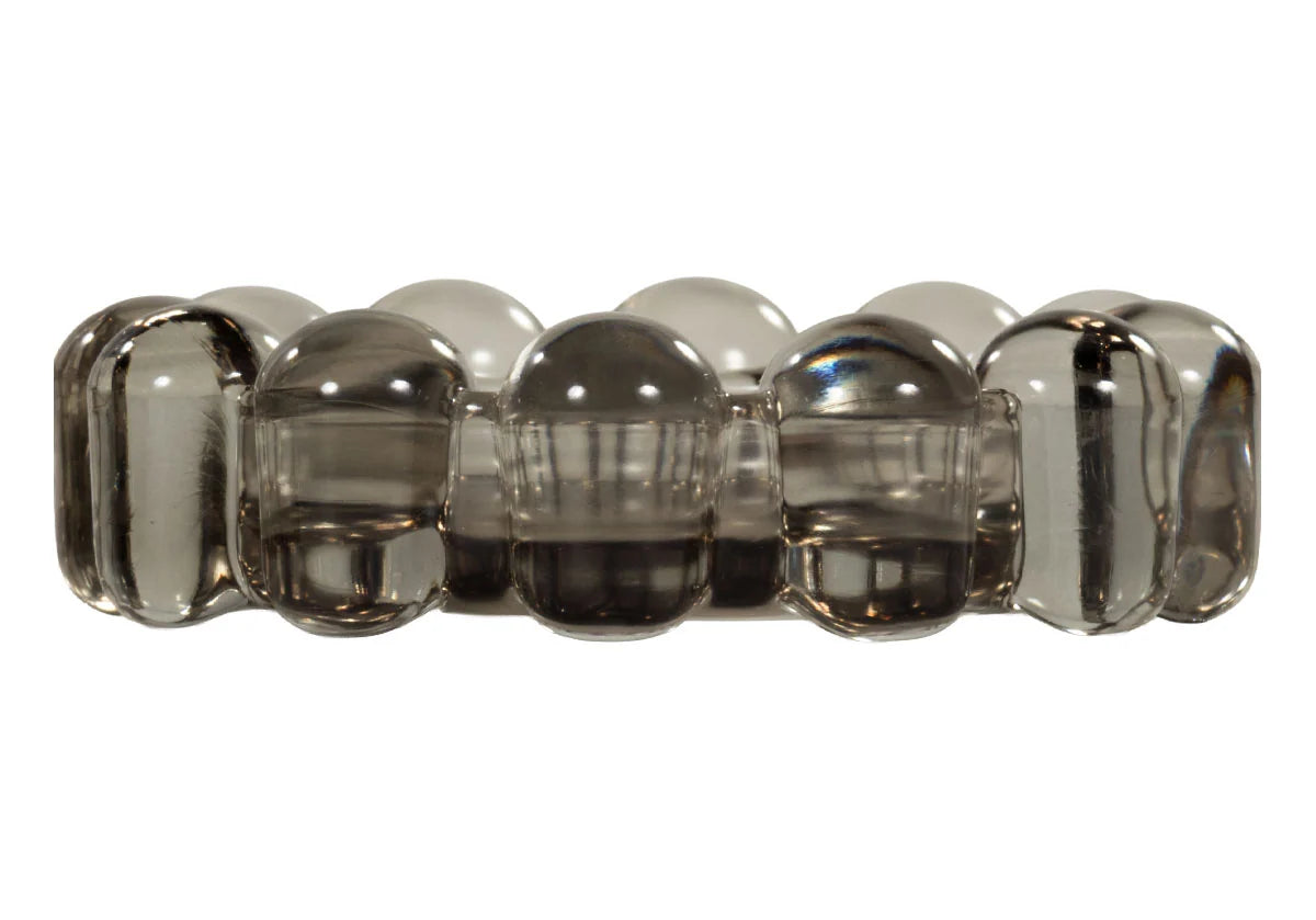 Glass Bubble Candle Dish