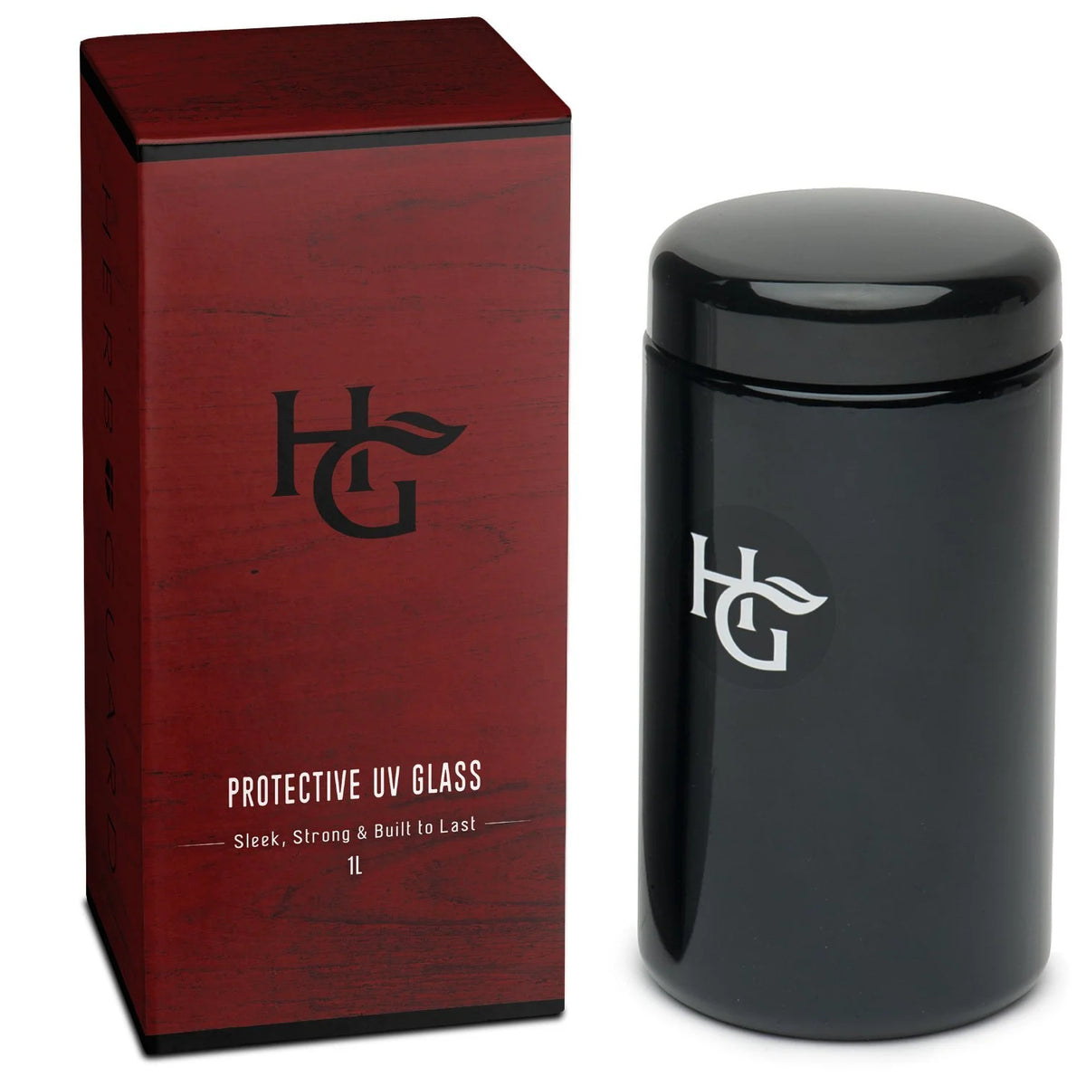 Glass Herb Jar