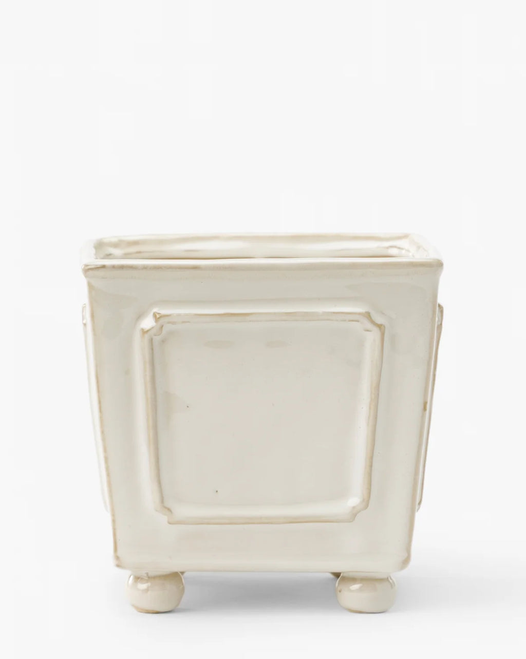 Glazed Stoneware Planter, Small