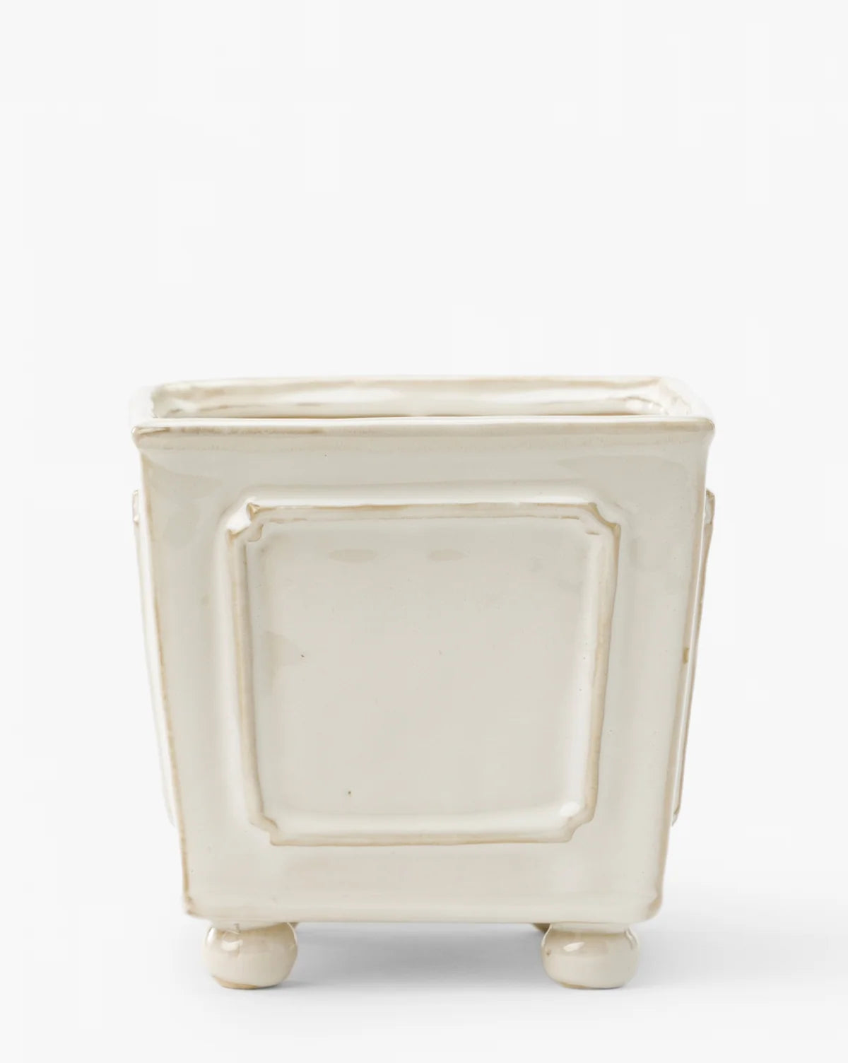 Glazed Stoneware Planter, Small