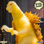 Godzilla 1989 Glow Action Figure with Metallic Chest and Spikes, Red Eyes and Articulated 3.75-Inch ReAction Design