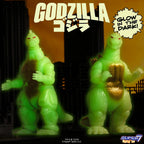 Godzilla 1989 Glow Action Figure with Metallic Chest and Spikes, Red Eyes and Articulated 3.75-Inch ReAction Design