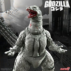 Godzilla 1989 Greyscale Comic Book Action Figure with 19-Point Articulation, Two Heads and Interchangeable Claws