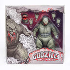 Godzilla 1989 Greyscale Comic Book Action Figure with 19-Point Articulation, Two Heads and Interchangeable Claws
