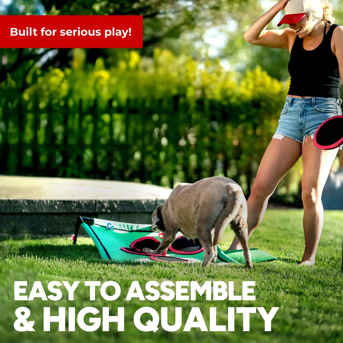 Golf Chipping Party Game for Solo Challenges and Head-to-Head Competition, Suitable for All Skill Levels