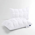 Goose Down Pillow with 750 Fill Power and Twisted Airflow Design in Standard, Queen, or King Sizes