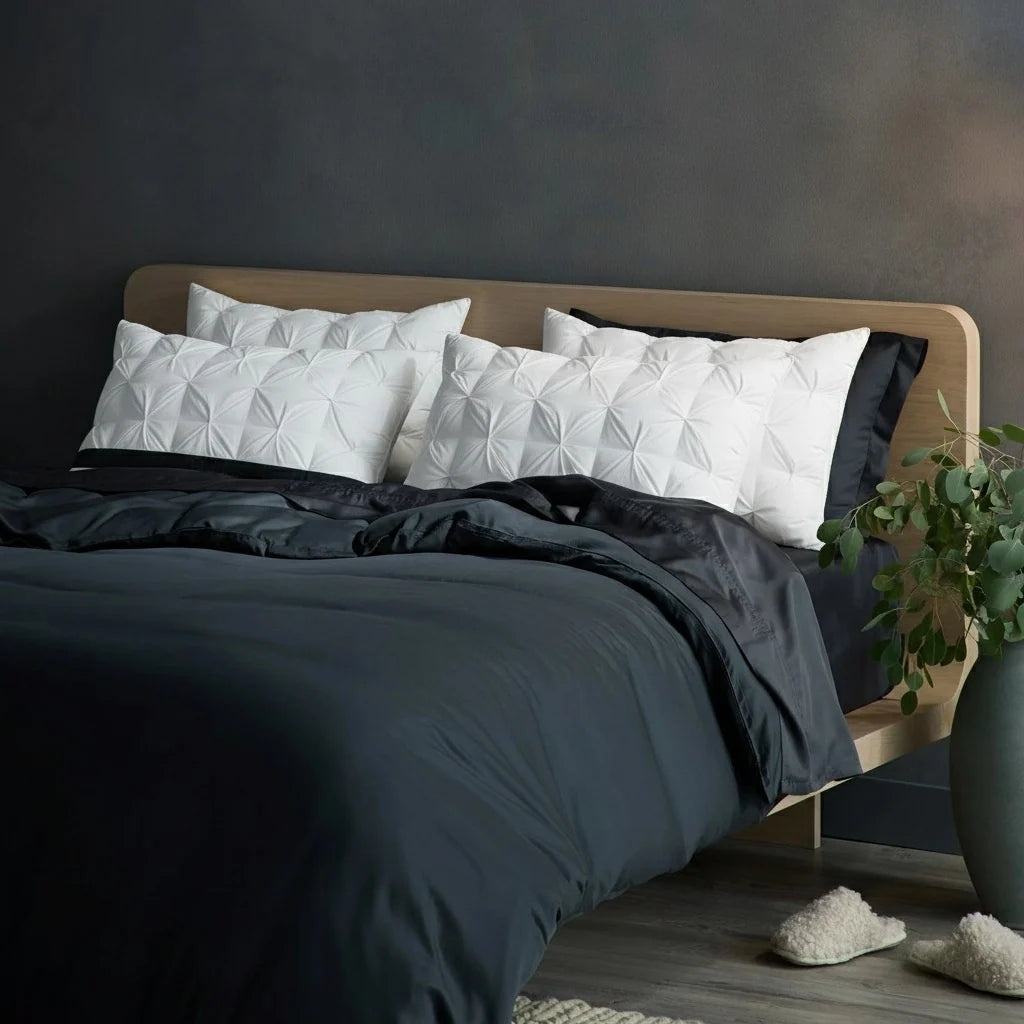 Goose Down Pillow with 750 Fill Power and Twisted Airflow Design in Standard, Queen, or King Sizes