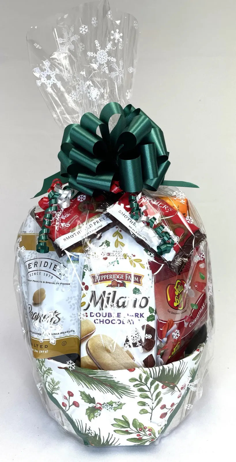 Gourmet Snack Gift Basket with Classic Cookies, Chocolates, Candies, Pretzels and Tea in Five Gift-Ready Styles